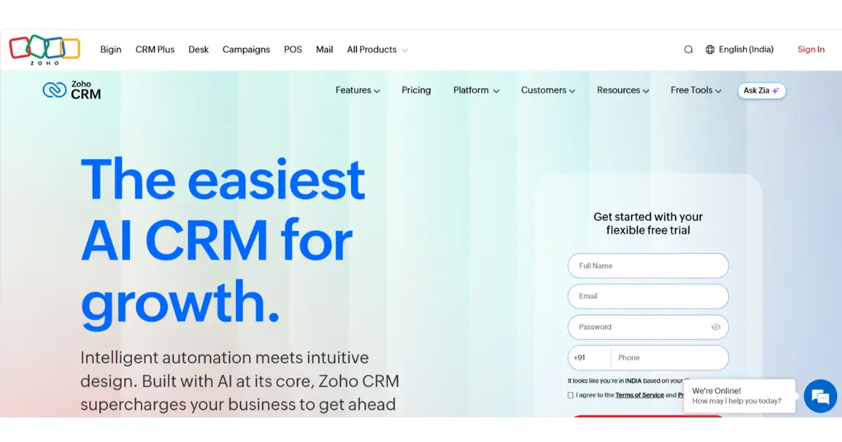 Zoho CRM