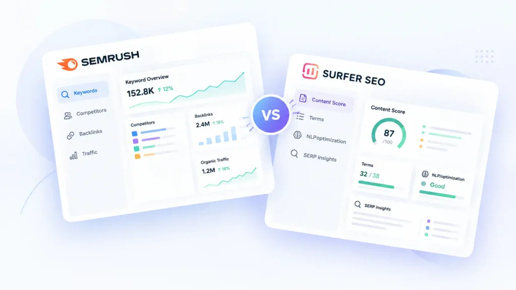 semrush vs surfer seo